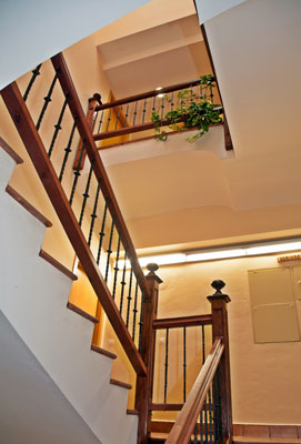 escaliers location vacances a Saragosse